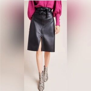 Anthropologie Bailey 44 faux leather skirt